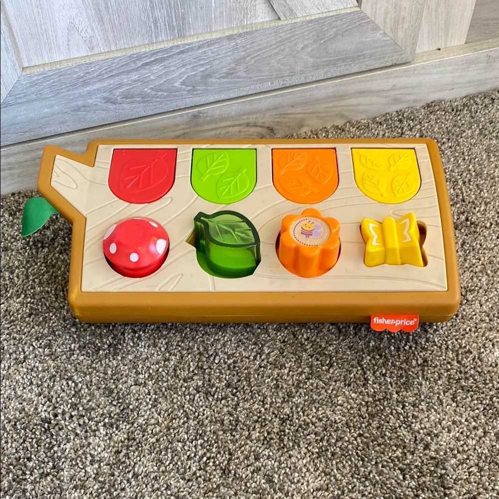 Vintage Fisher-Price Colorful Shape Sorter Toy